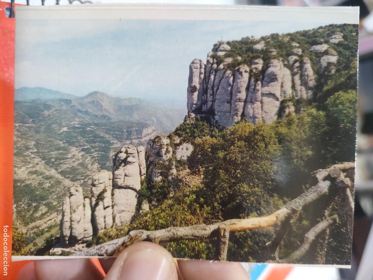 Postales: Mini postal MONSERRAT Cruz de San Miguel desde el Camping N 17