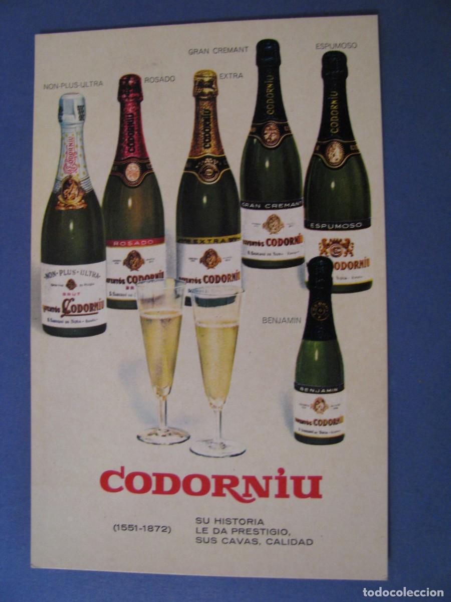 Postales: POSTAL, PUBLICIDAD DE CAVAS CODORNIU. DETRAS EN BLANCO.