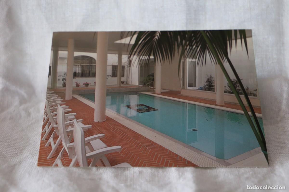 Postales: SANTA COLOMA DE FARNERS LA SELVA BALNEARI TERMES ORION PISCINA TERMAL INTERIOR 1990
