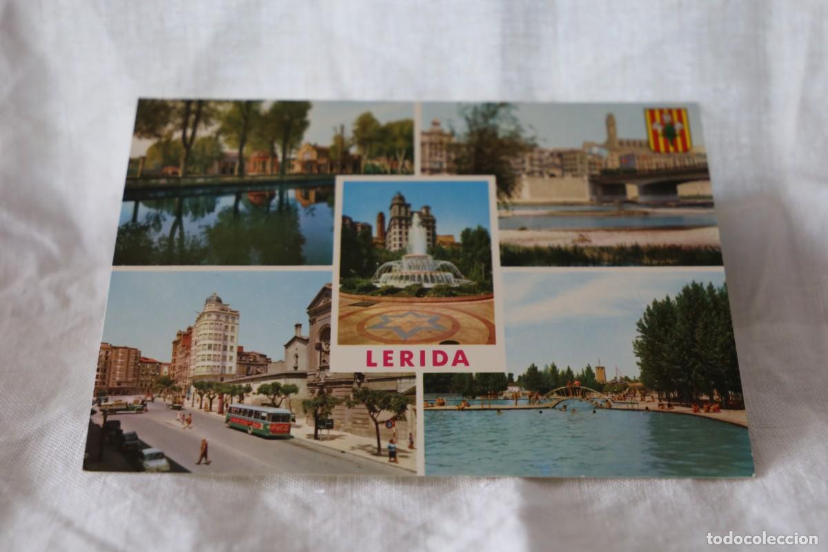 Postales: 17 LERIDA DIVERSOSASPECTOS DE LA CIUDAD RAYMOND 1963