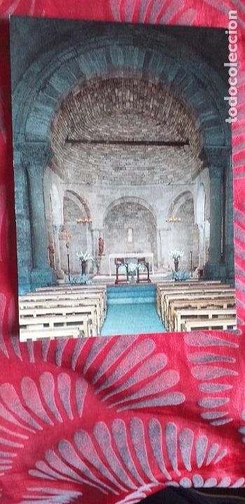 Postales: GIRONA-RVII-150X105mm.-POSTAL NO ESCRITA-PORQUERAS-INTERIOR IGLESIA ROMANICA S.XII