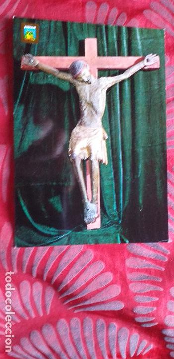 Postales: GIRONA-RVII-150X105mm.-POSTAL NO ESCRITA-LLIVIA-CRISTO DE TRANSICION ROMANICO-GOTICO-S.XIII