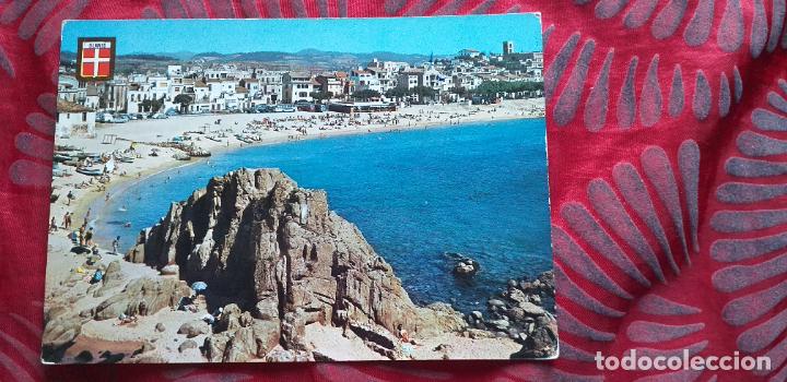 Postales: GIRONA-RVII-150X105mm.-POSTAL ESCRITA-BLANES-VISTA PARCIAL