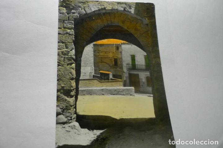 Postales: POSTAL JUNEDA -PORTAL MARQUE.-COLOREADA CIRCULADA CM - Foto 1