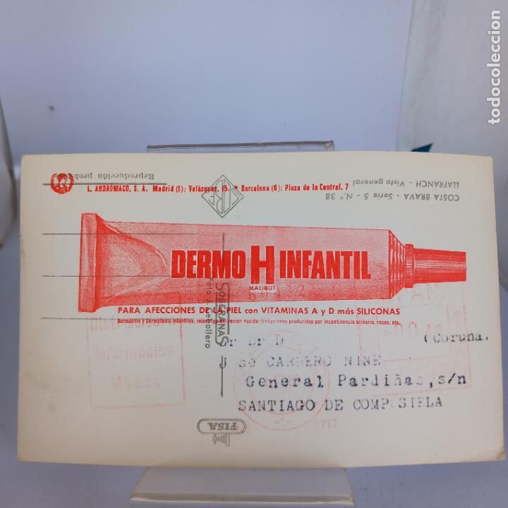 Postales: POSTAL PUBLICITARIA DERMO H INFANTIL - COSTA BRAVA serie 5 - 38