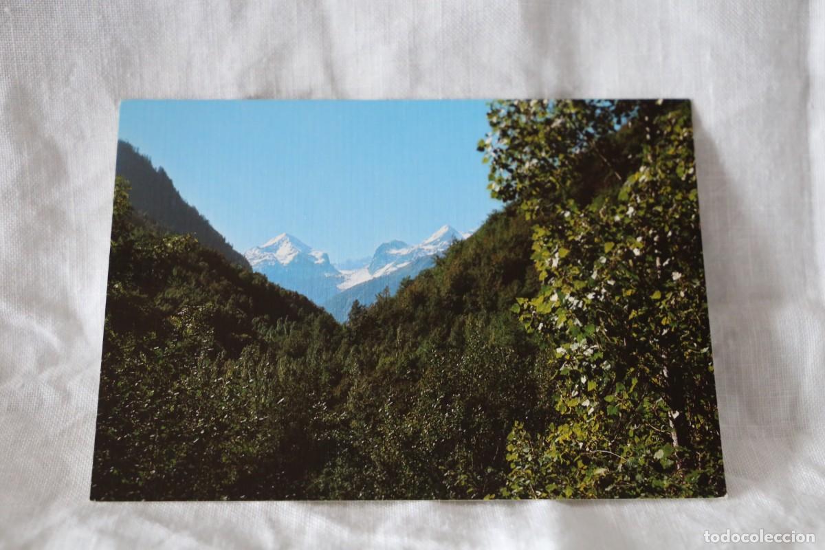 Postales: 198 PIRINEU CATALA VALL D'ARAN ARTIGA DE LIN AL FONS TUC FURCANADA MALADETAS Y TUC BLANC 1979