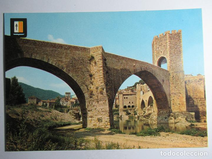 Postales: Besal&uacute; - Pont rom&agrave;nic - Foto 1
