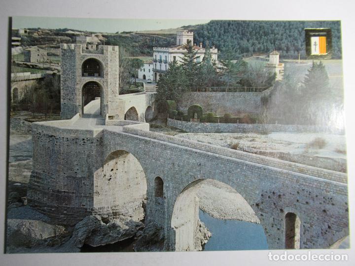 Postales: Besal&uacute; - Pont rom&agrave;nic - Foto 1