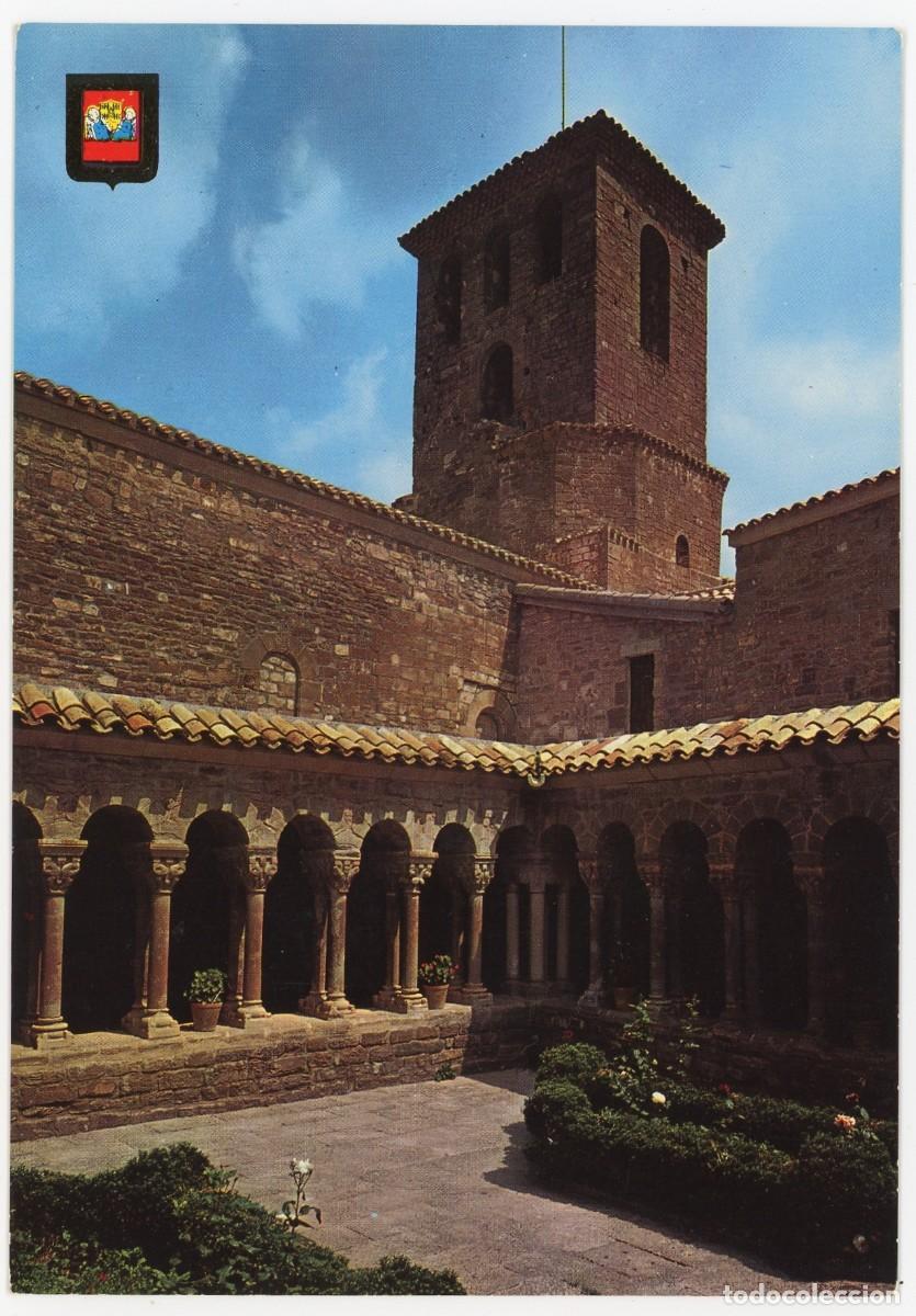 Cartoline: m09763 santa maria de l'estany claustre romanic 1970 escudo de oro n&ordm;5985 sc