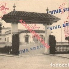 Postales: ASPECTO DE LA RESIDENCIA FELIX BARZANA, MASNOU, BARCELONA, MARCAS PATRIOTICAS
