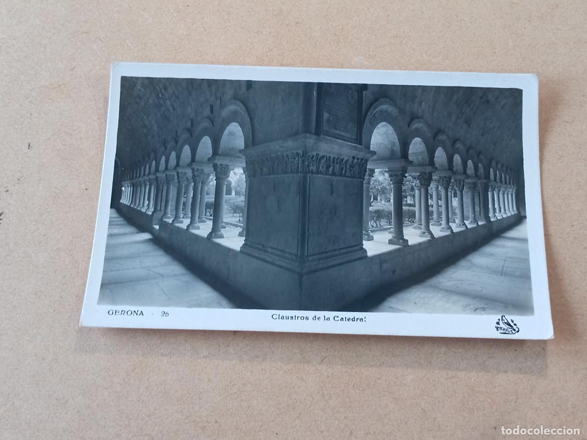 Postales: GIRON&Egrave;S - POSTAL GERONA - CLAUSTROS DE LA CATEDRAL - Foto 1