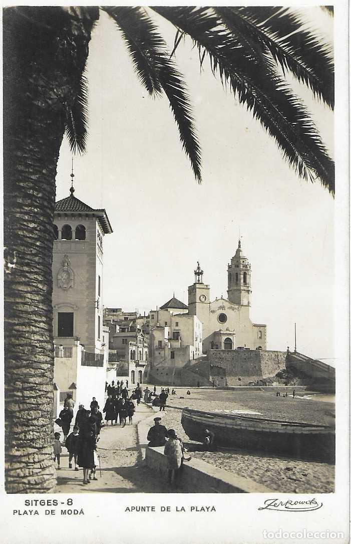 Postales: SITGES - 8. APUNTE DE LA PLAYA - ZERKOWITZ - SIN CIRCULAR - Foto 1