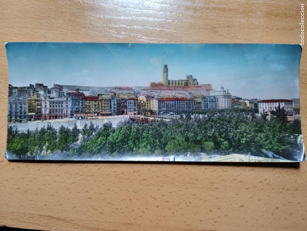 Postales: LERIDA VISTA PANORAMICA SOBERANAS N&ordm;2. 22,5X9CM.