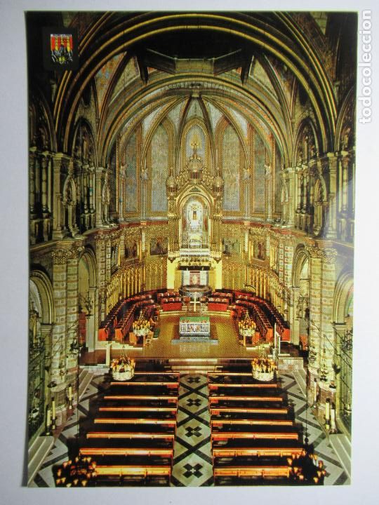 Postales: Montserrat - Interior de la Bas&iacute;lica - Foto 1