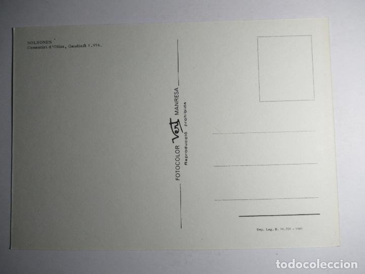 Postales: Solson&eacute;s - Cementiri dOlius. Gaudini&agrave; 1916 - Foto 2