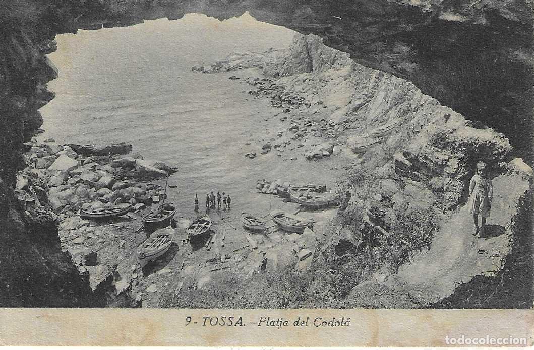 Postales: TOSSA DE MAR - 9. PLATJA DEL CODOL&Aacute; - CIRCULADA - Foto 1