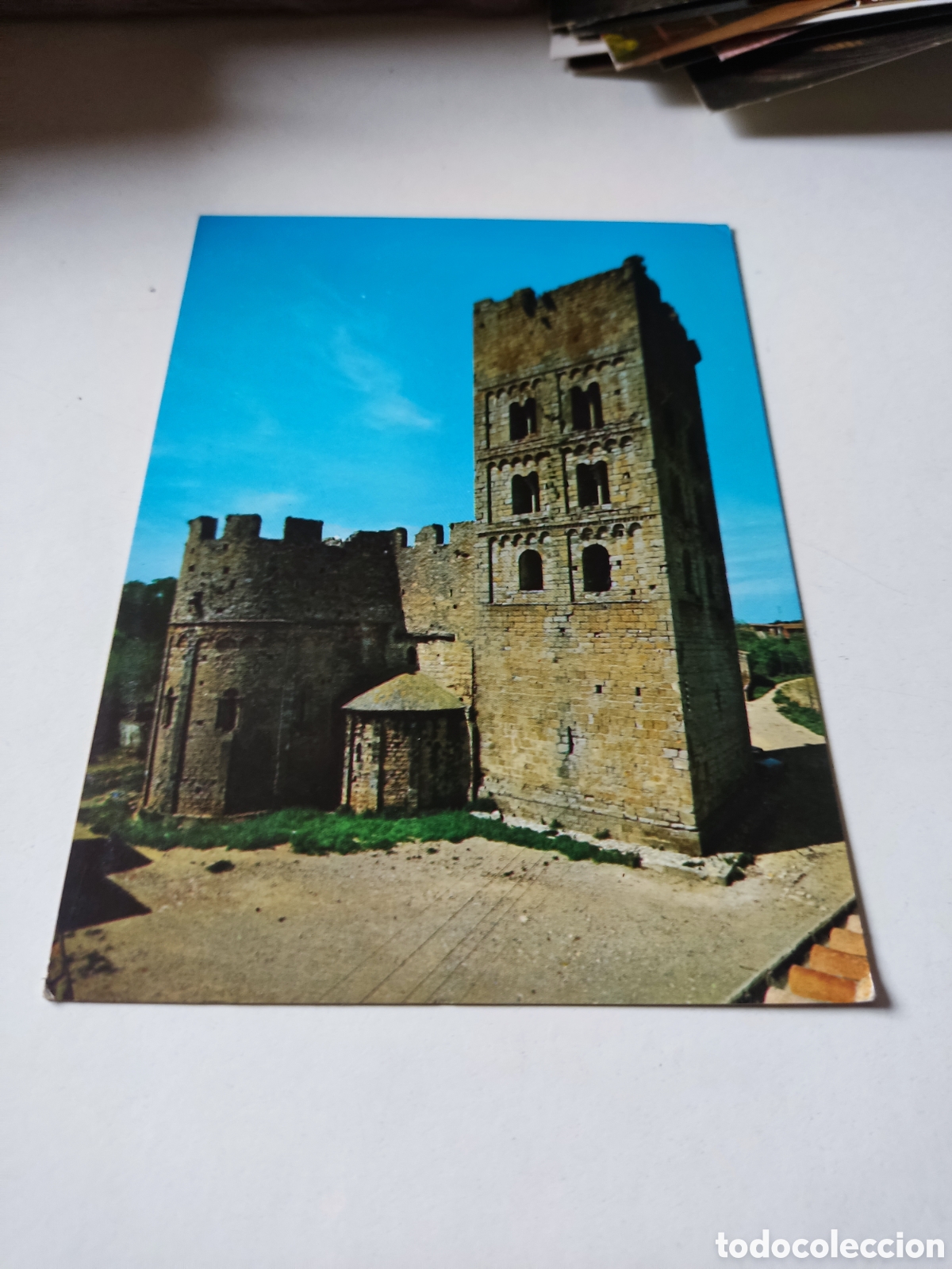Postales: Postal San Miguel de Fluvia iglesia