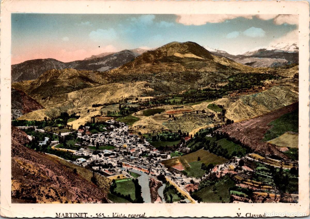 Cartoline: Martinet - Vista general - Foto Claverol n&ordm; 565 - Coloreada - Ed. Casa Vigo - 148x103mm