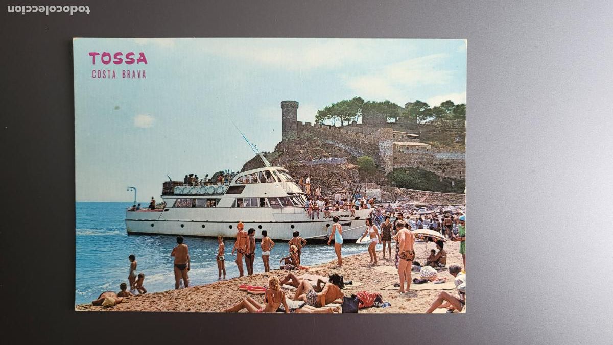 Postales: POSTAL TOSSA DE MAR (COSTA BRAVA) BARCO CRUCERO TURISTICO BIKINIS - CATALAN IBARZ N&ordm; 437 S/C