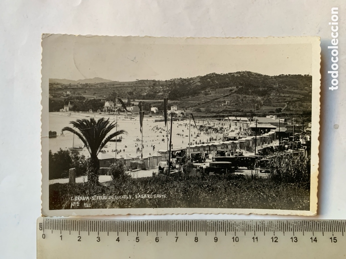 Postales: POSTAL. C. BRAVA. S. FELIU DE GUIXOLS. S&rsquo; AGARO. BANYS. MUR.