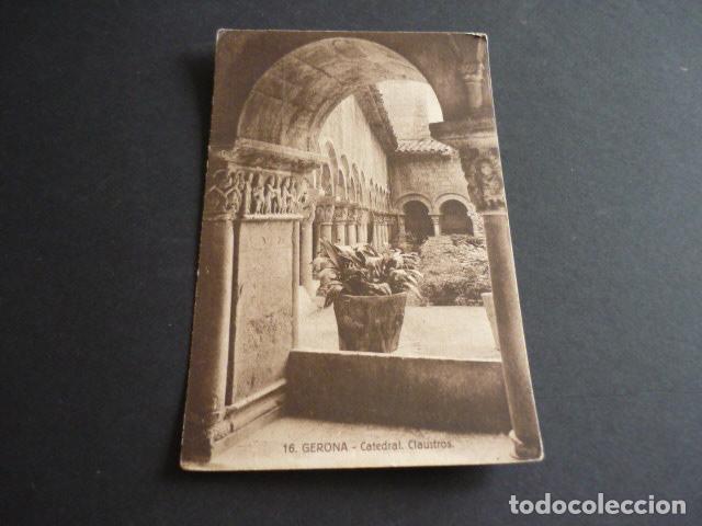 Postales: GERONA CATEDRAL CLAUSTROS - Foto 1