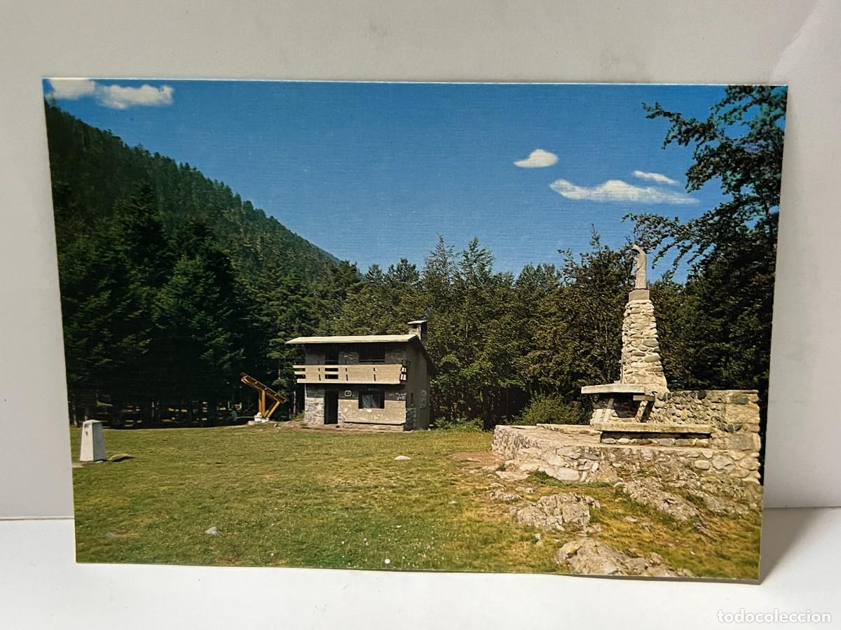 Cartoline: TARJETA POSTAL.L&Eacute;RIDA.N&ordm; 70. VALLE DE ARAN. SANTET Y REFUGIO DEL PARQUE NACIONAL PLABATALLE. ARRIBAS