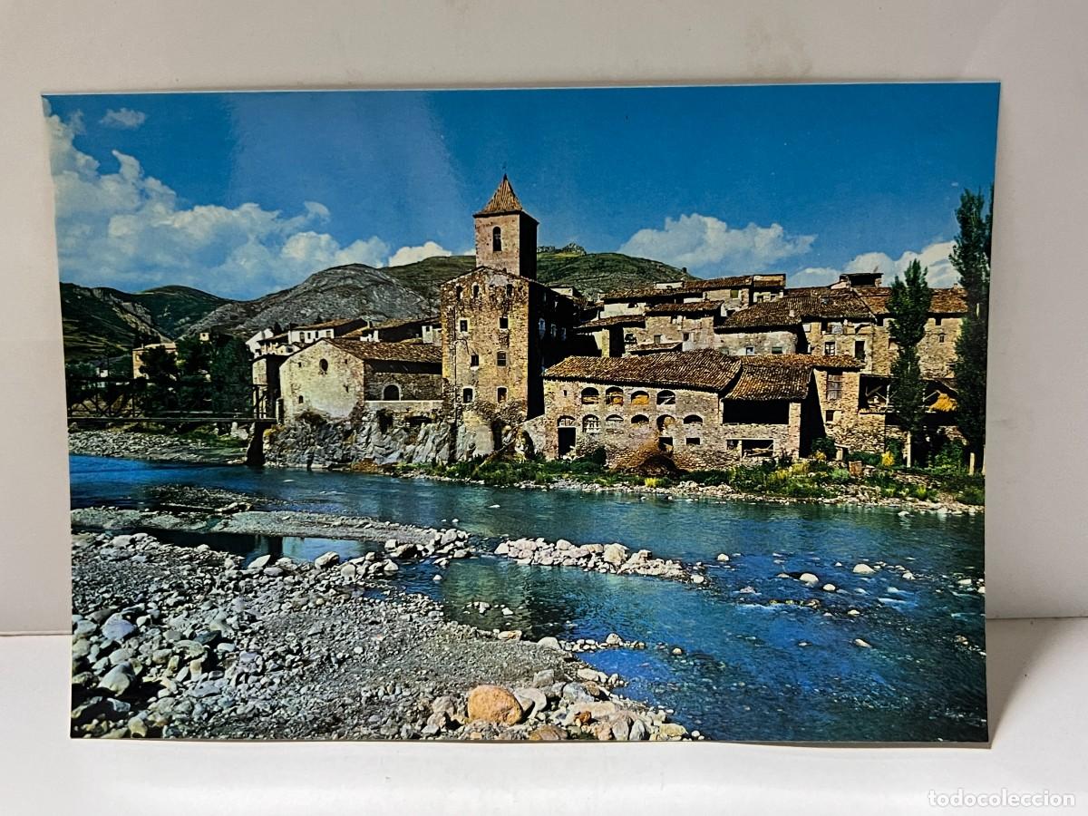 Cartoline: TARJETA POSTAL. L&Eacute;RIDA. 2163.- PONT DE SUERT. PIRINEO CATALAN. NOGUERA RIBAGORZANA E IGLESIA ANTIGUA