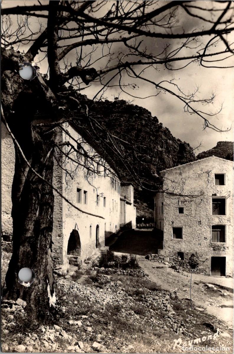 Postales: Gandesa-La Font Calda-Calle de las Celdas-Raymond n&ordm; 21-140x90mm-OJO!!!-AGUJEROS!!!-VER Mata-Sellos
