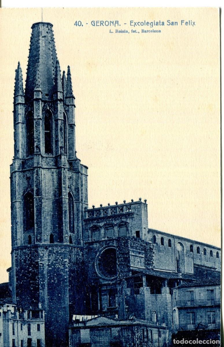 Postkarten: GERONA-EXCOLEGIATA SAN FELIX- ROISIN N&ordm; 40