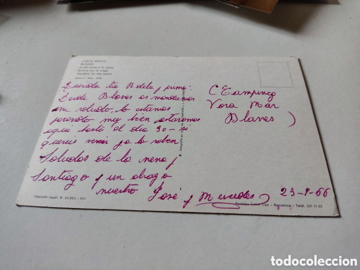 Postales: Postal Blanes - Foto 2