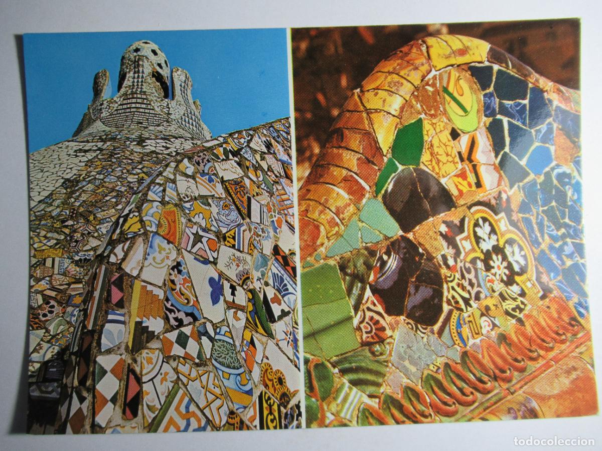 Postales: Barcelona - Parque G&uuml;ell - Gaud&iacute; - Foto 1