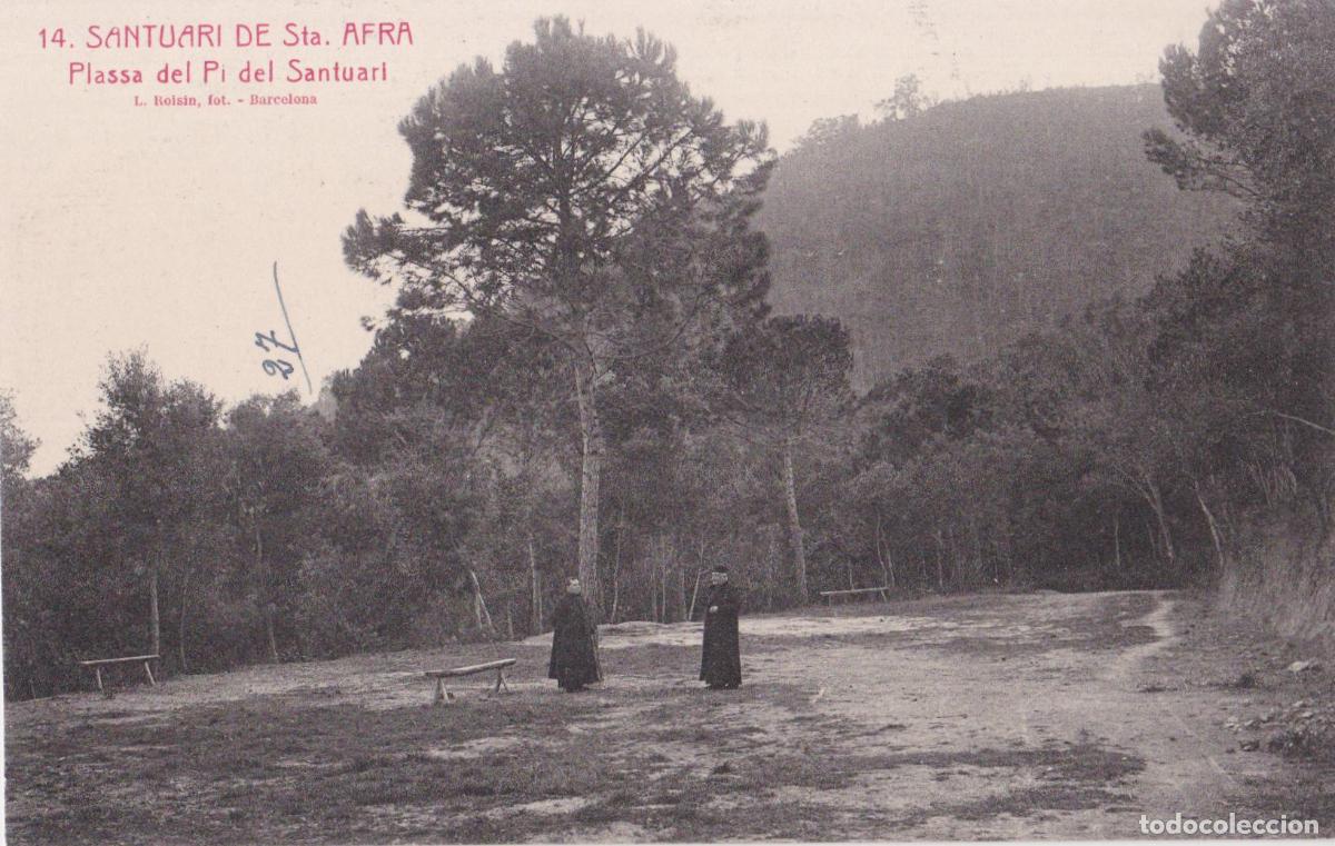 Postales: GINESTA, SANTUARI DE STA.AFRA, PLASSA DEL PI DEL SANTUARI &ndash; L.ROISIN, FOT.N&ordm;14 &ndash; S/C