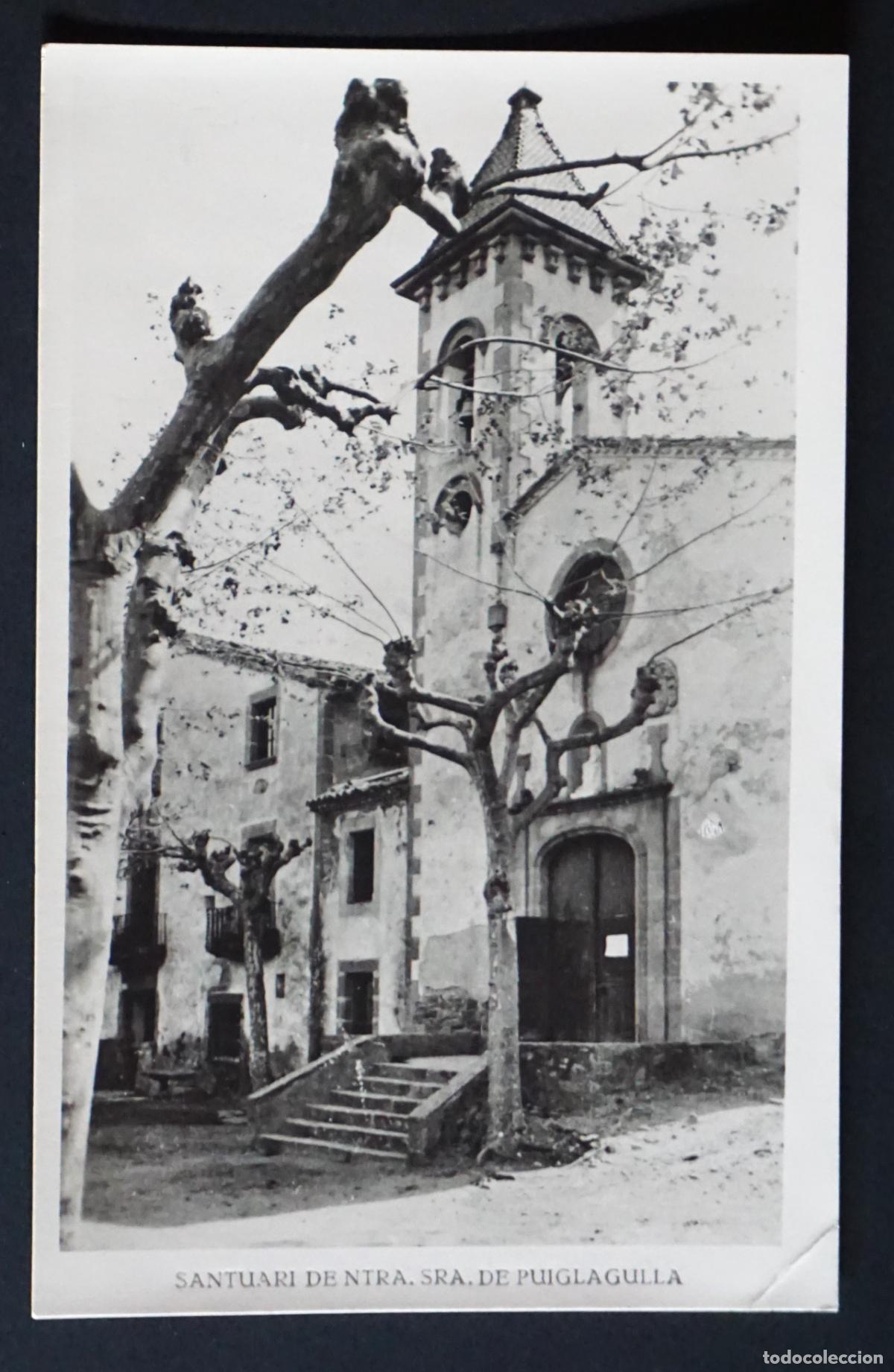 Postales: Santuari de Puig-l'agulla de Sant Juli&agrave; de Vilatorta, antigua postal sin circular