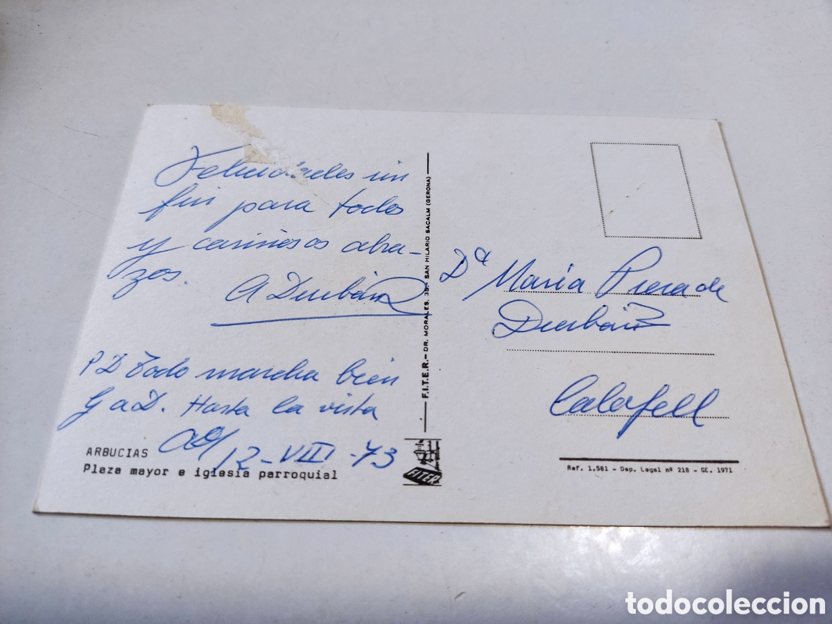 Postales: Postal arbucias - Foto 2