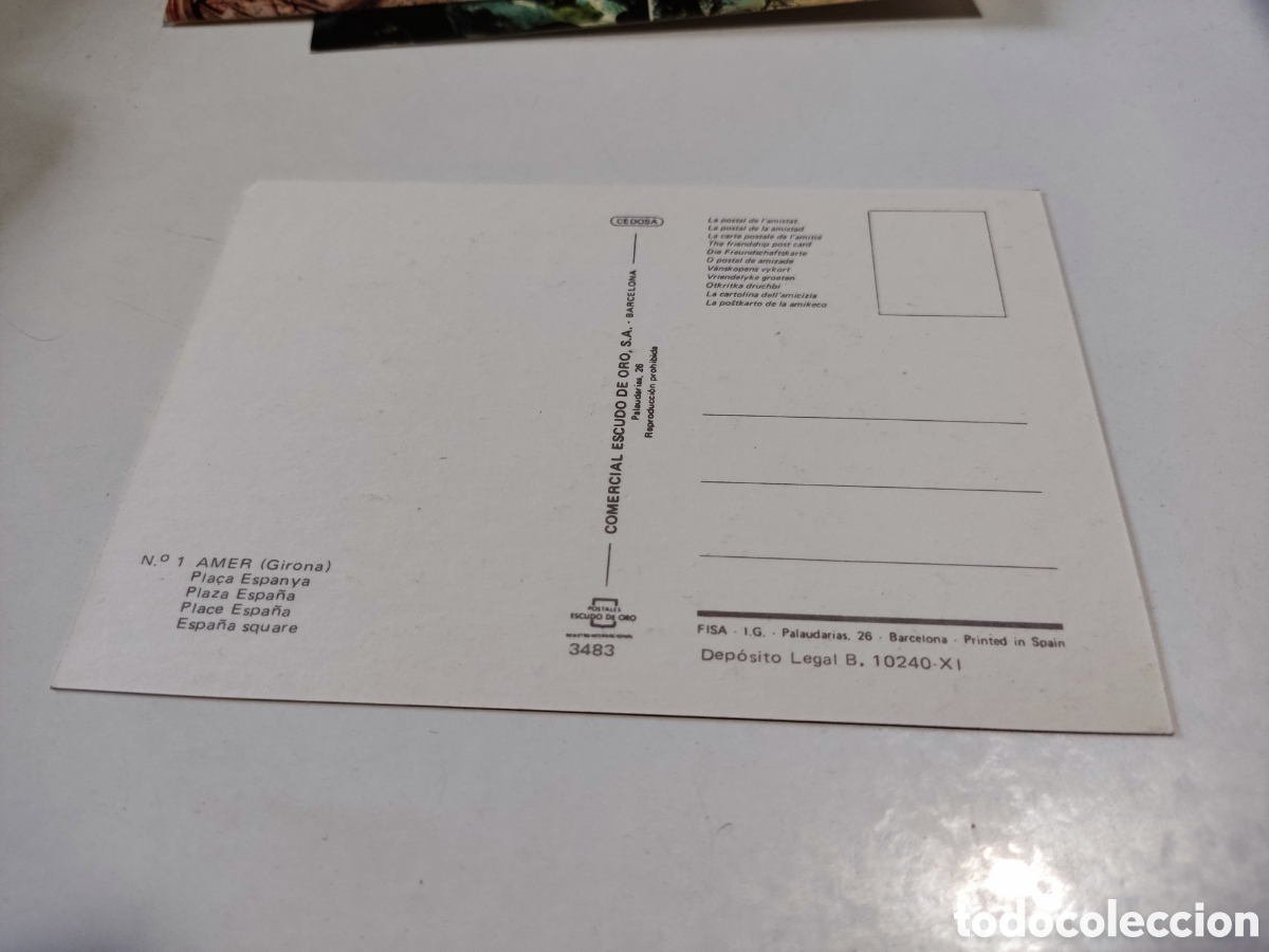 Postales: Postal Amer, Girona - Foto 3