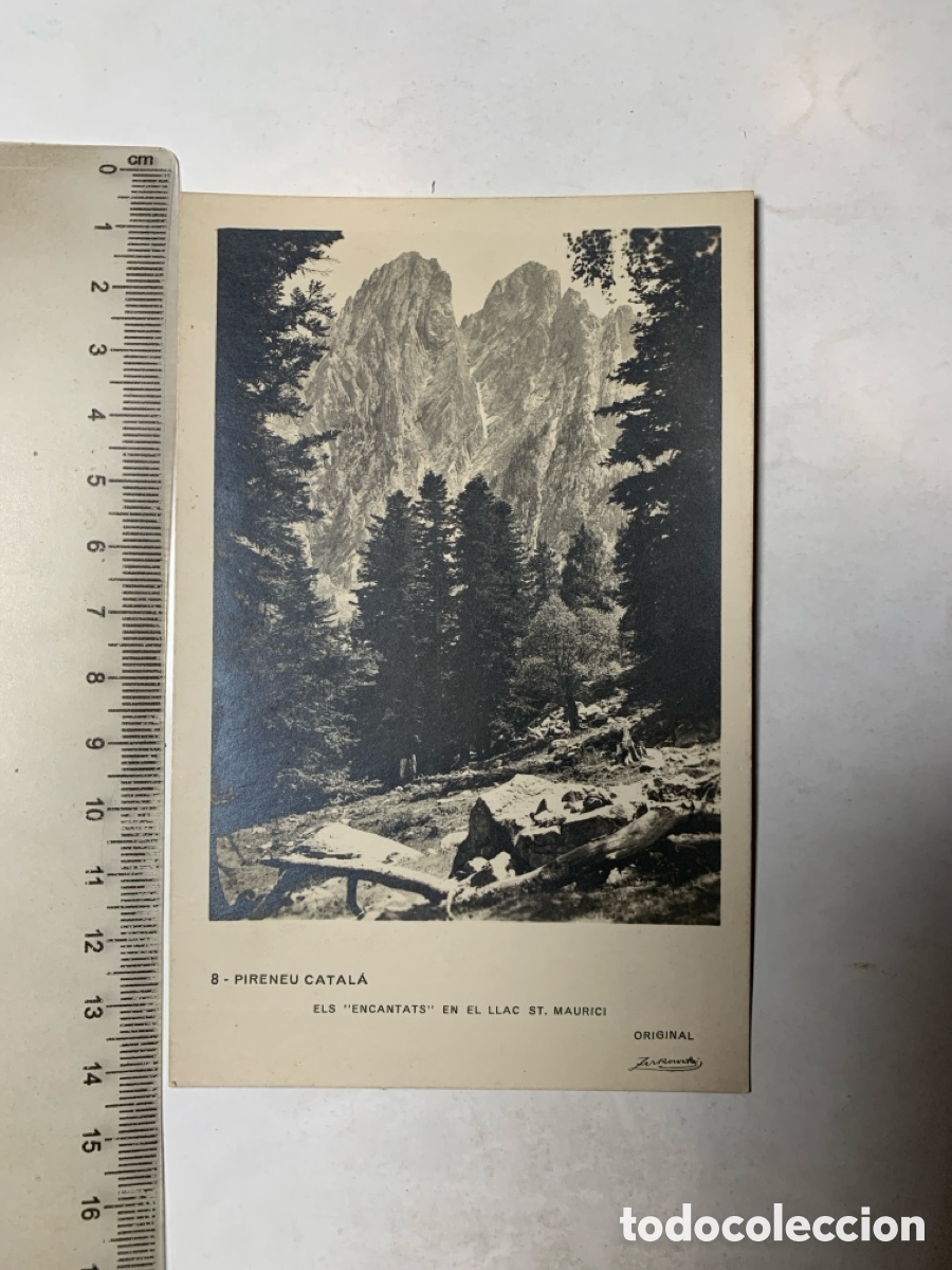 Postales: POSTAL. PIRINEOS CATAL&Aacute;N. ELS ENCANTATS EN EL LLAC ST. MAURICI. ZERKOWITZ.