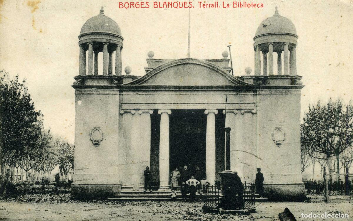 Postales: BORGES BLANQUES - TERRALL. LA BIBLIOTECA