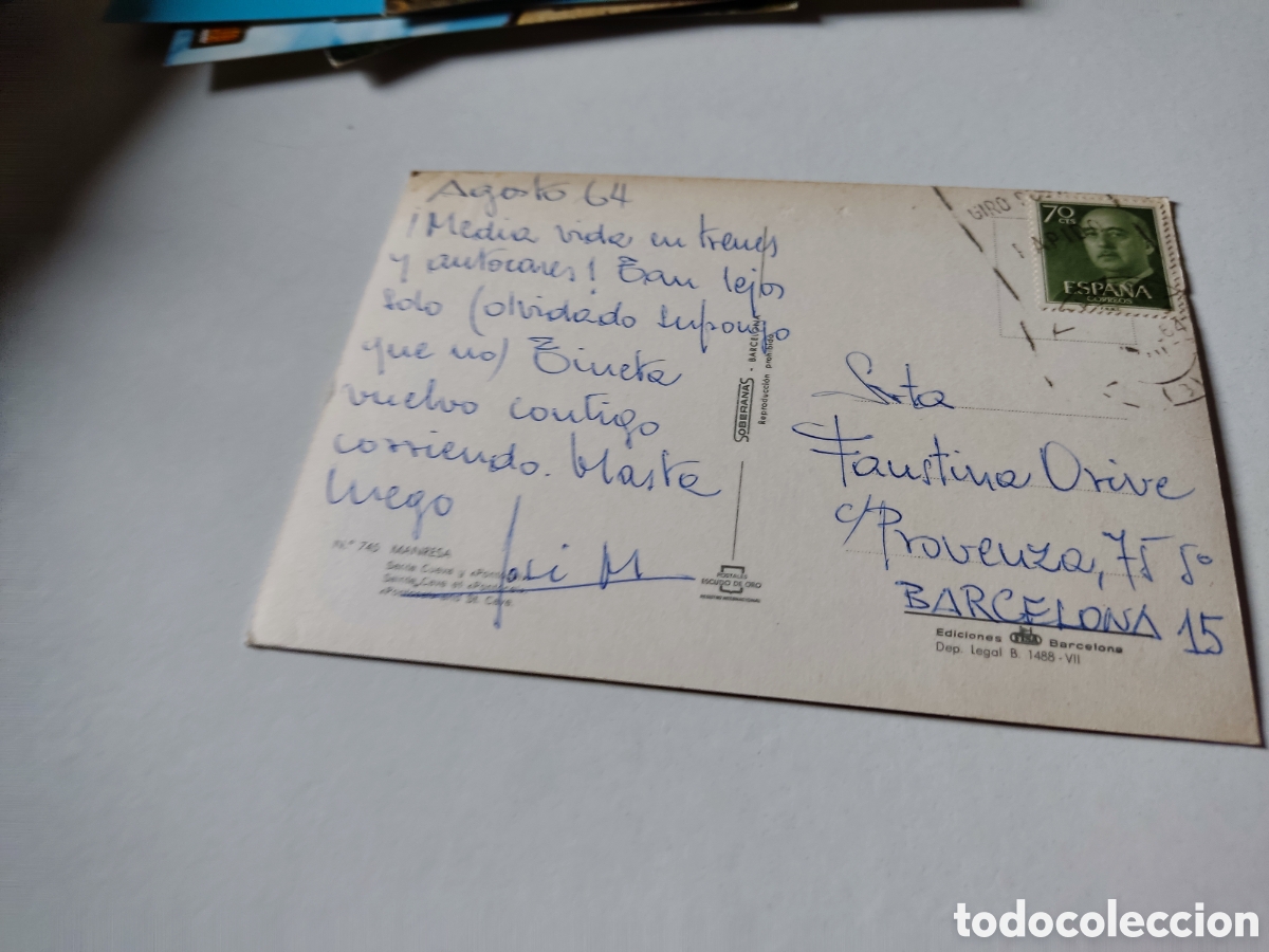 Postales: Postal Manresa - Foto 2
