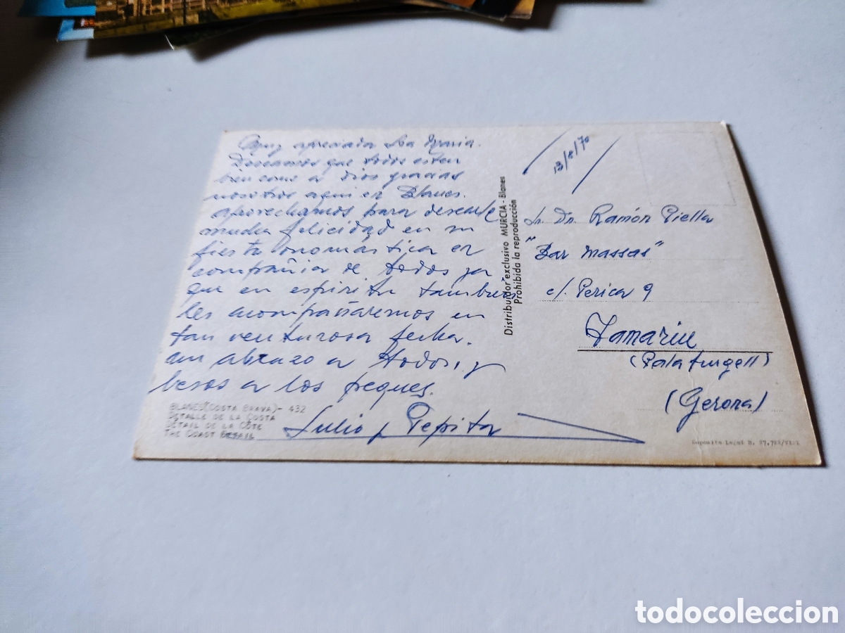 Postales: Postal Blanes - Foto 2
