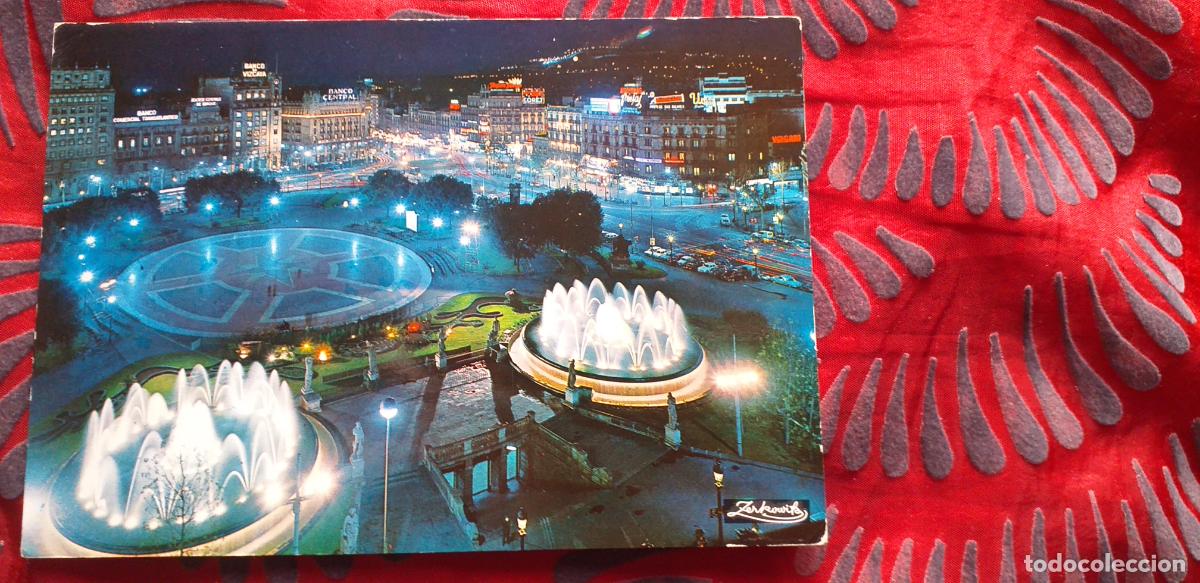Postales: BARCELONA-RVD-150X105mm.-ESCRITA-N&ordm;2189-PLAZA DE CATALU&Ntilde;A