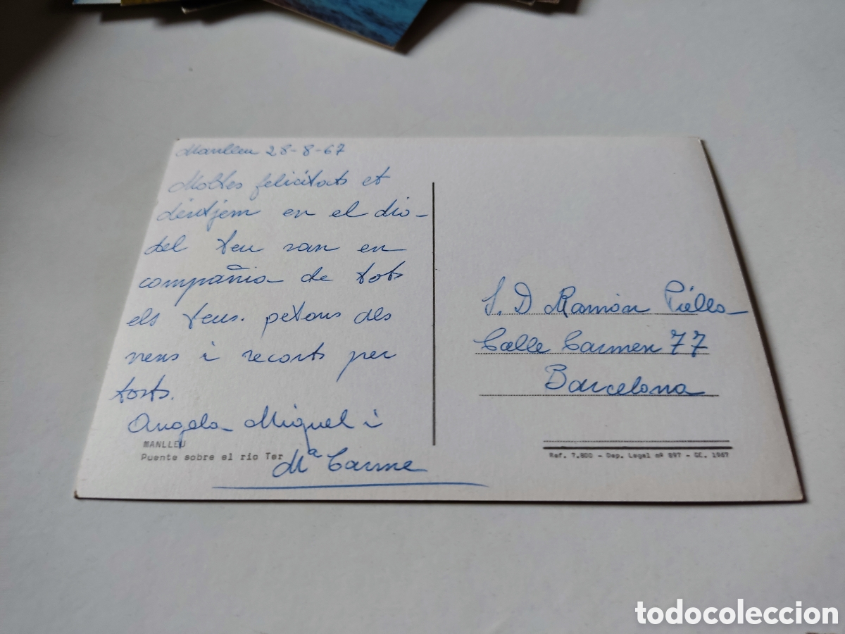 Postales: Postal Manlleu - Foto 2