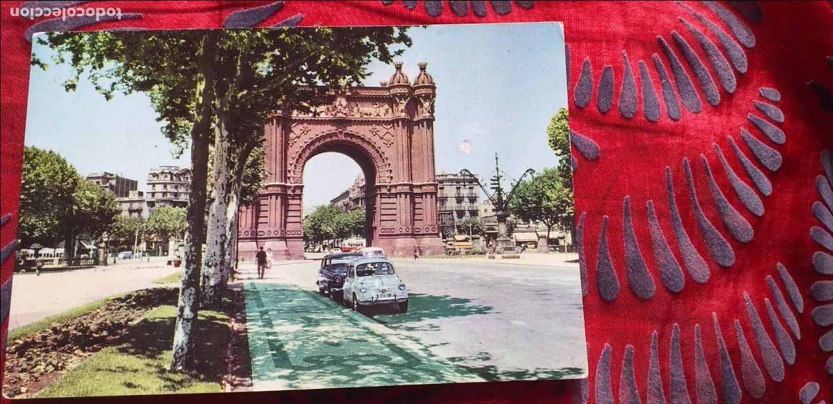 Postales: BARCELONA-RVD-150X105mm.-CIRCULADA-N&ordm;7-ARCO DEL TRIUNFO