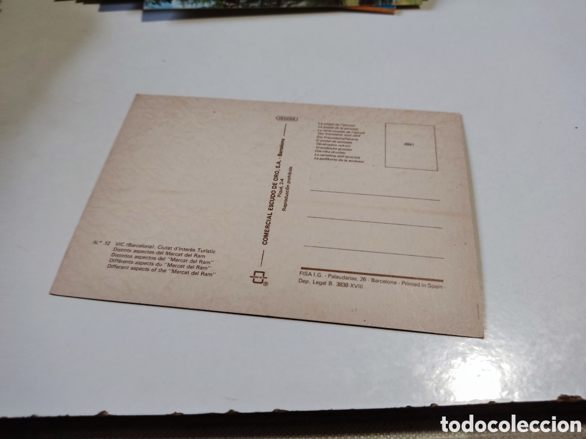 Postales: Postal Vic - Foto 2
