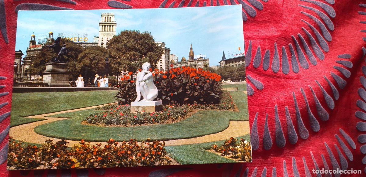 Postales: BARCELONA-RVD-150X105mm.-ESCRITA-PLAZA DE CATALU&Ntilde;A