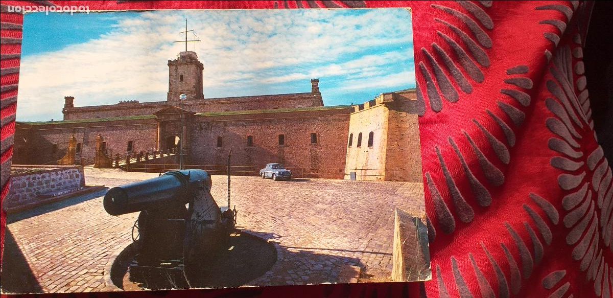 Postales: BARCELONA-RVD-150X105mm.-ESCRITA-N&ordm;2015-CASTILLO DE MONTJUICH