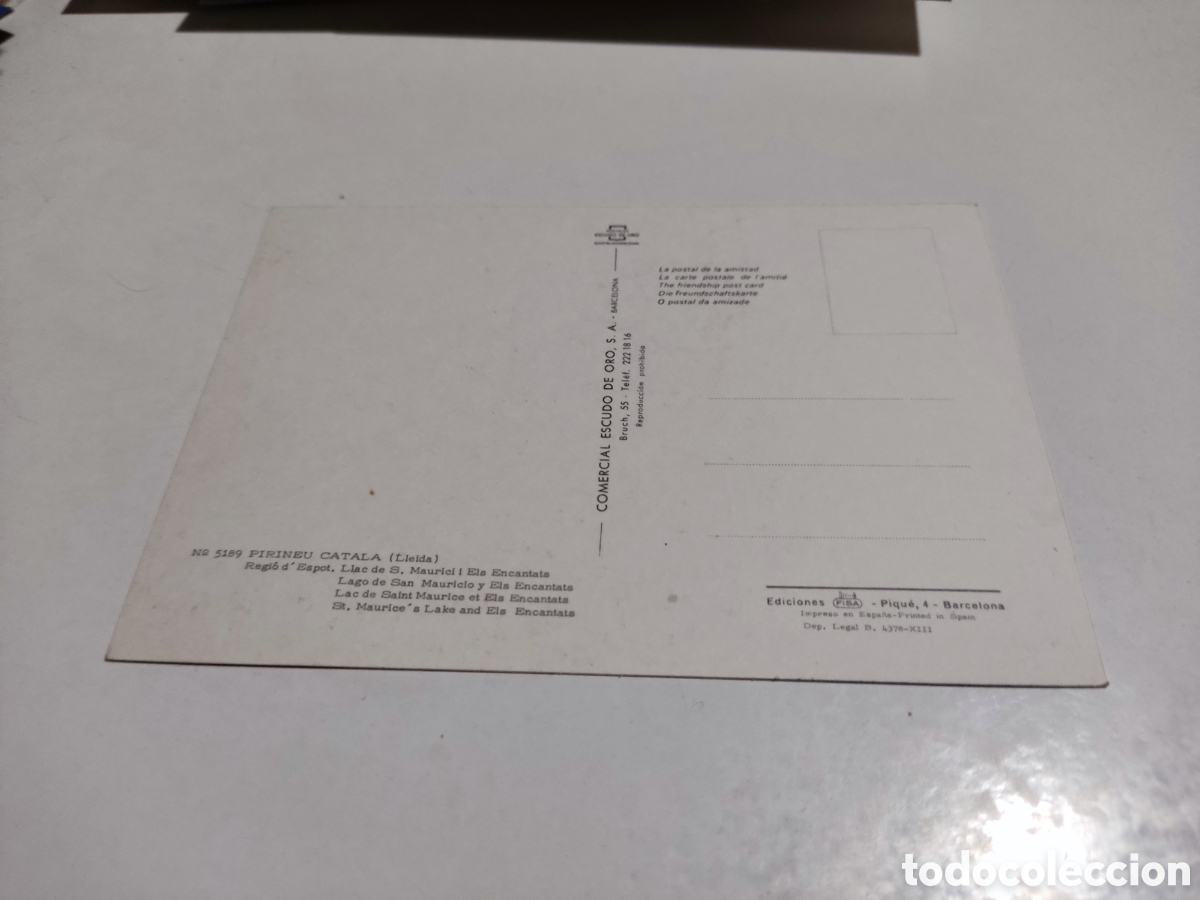 Postales: Postal Espot lago - Foto 2