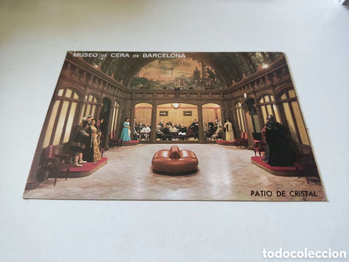 Postales: Postal museo de cera de Barcelona