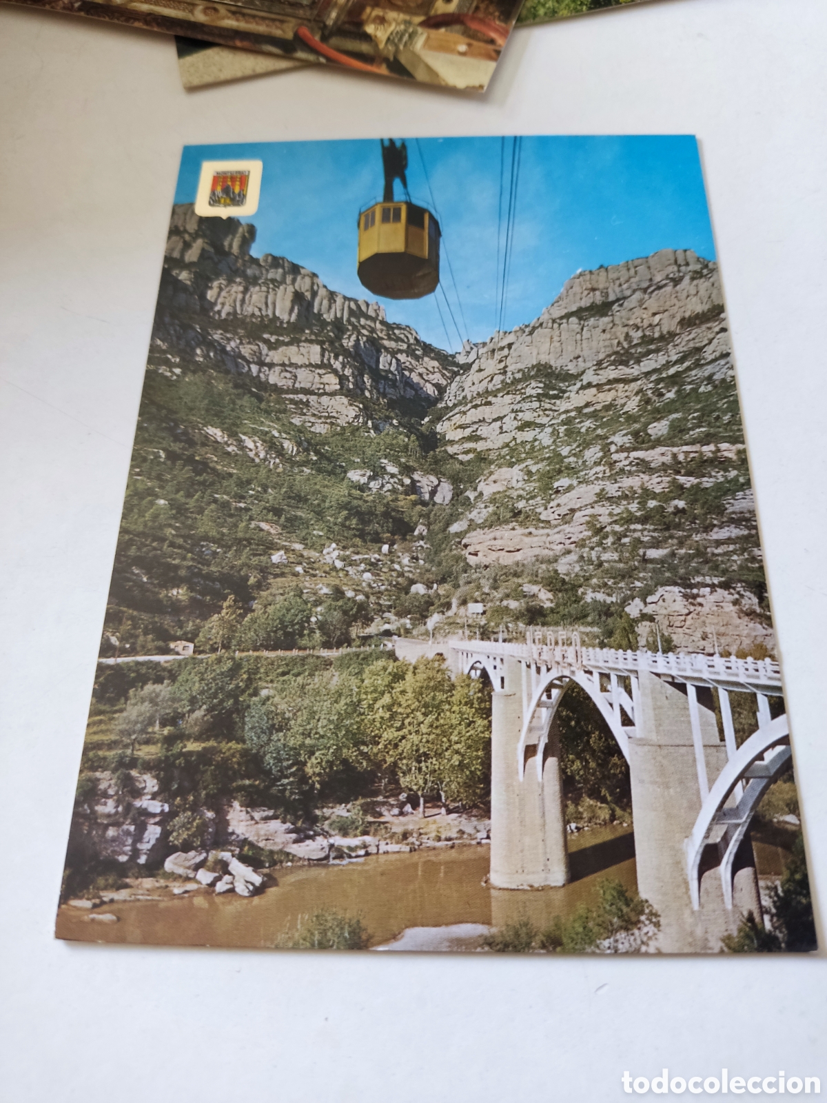 Postales: Postal Montserrat puente telef&eacute;rico