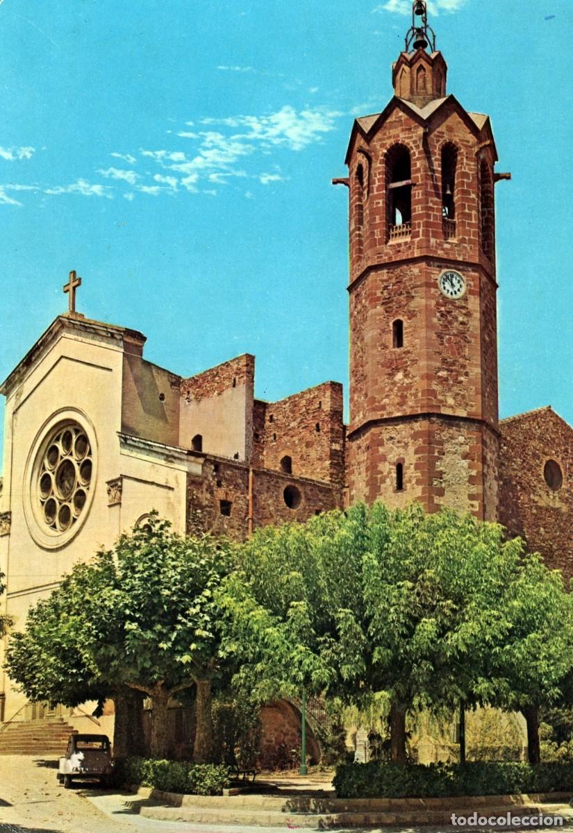 Postkarten: m05754 Sant Andreu De La Barca Iglesia Y Plaza 1967 Spar N&ordm;9777 2cv