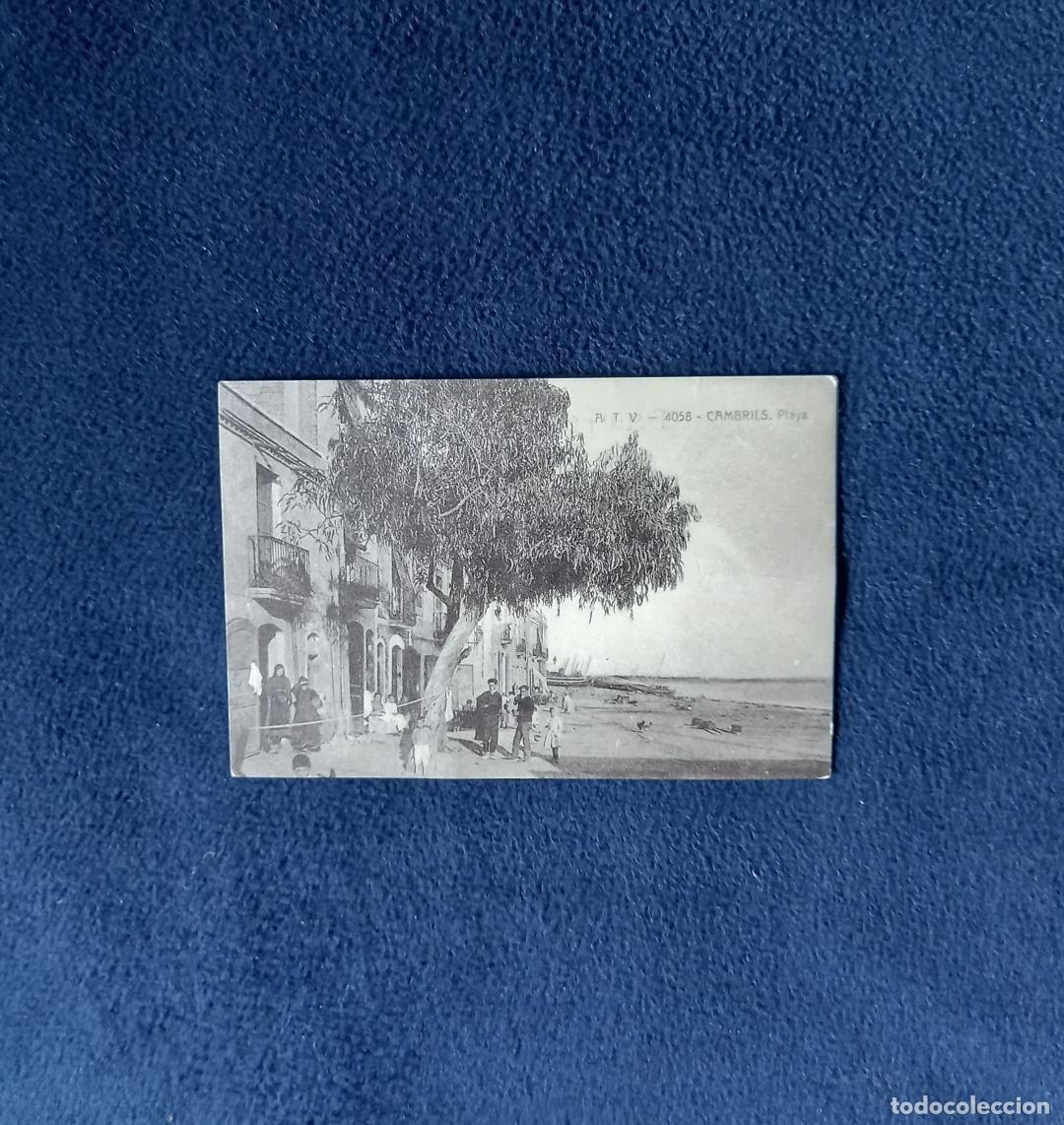 Postales: Postal Cambrils playa en 1920 - Foto 1